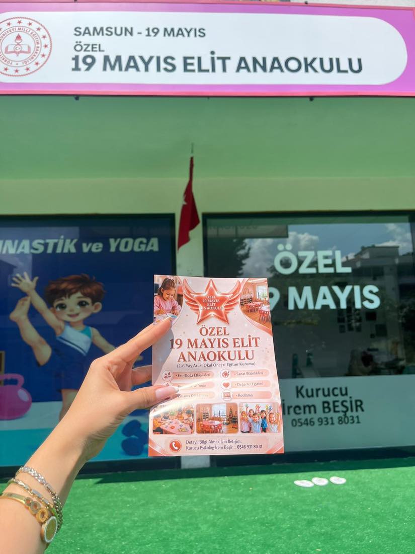 Özel 19 Mayıs Elit Anaokulu girişi